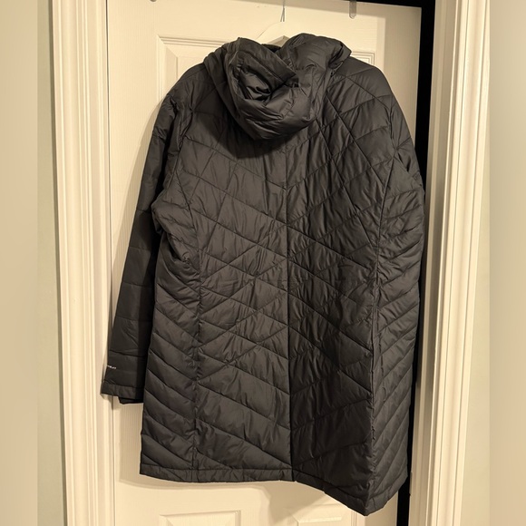 Columbia omniheat puffer jacket Women's  Heavenly Long Hooded Down - Picture 4 of 5